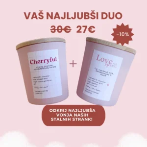 set dišečih sveč duo
