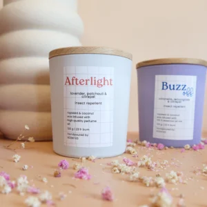 Naravna dišeča sveča proti komarjem Afterlight